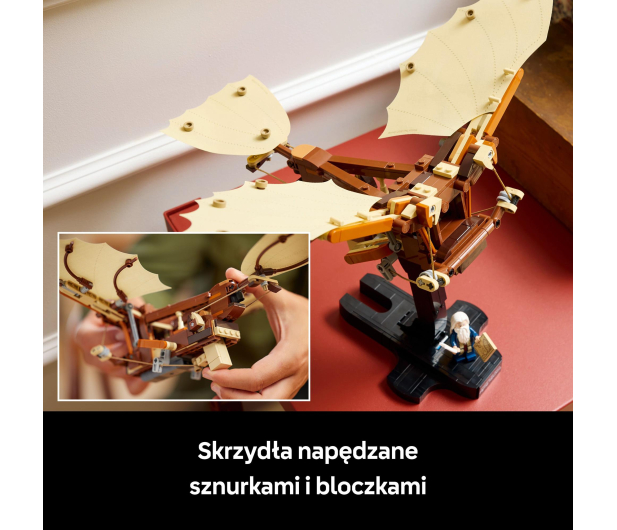 LEGO Icons 10363 Latająca maszyna Leonarda da Vinci - 1298069 - zdjęcie 7